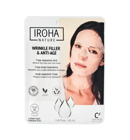 iroha wrinkle filled face mask