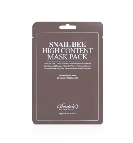 snail face mask benton